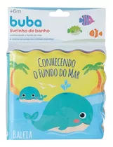 Livro De Banho Bebê Conhecendo Frutas Ou Animais Do Mar Buba