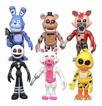 Kit 6 Bonecos Five Nights At Freddy's Modelo A