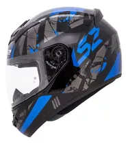 Casco Ls2 Ff 352 Palimnesis Negro Azul