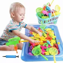 Juguete De Juego De Pesca Piscina Para Niños Pequeños 41pz