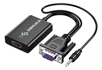 Adaptador De Cabo Conversor Vga A Hdmi Full Hd Audio Usb Convertidor Monitor Hdmi