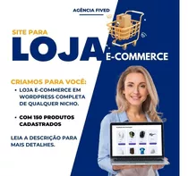 Criação De Site Loja Virtual E-commerce Completa + Brindes