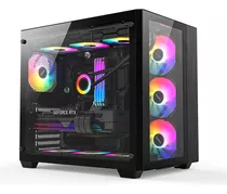 Gabinete Gamer Hyrax Tower Hgb720 Preto Atx Vidro Temperado