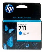 Cartucho De Tinta Hp 711 Cian 29ml (cz130al) T120/t520