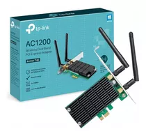 Adaptador Pci-e Sem Fio Wi-fi Ac1200 Archer T4e Dual Band