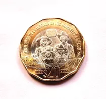 Moneda 20 Pesos 100 Años De La Llegada De Los Menonitas