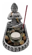 Buda Zen De Mujer Jardín Meditando