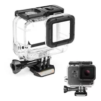 Carcasa Buceo Sumergible 45m Soporte Gopro Hero 5 6 7 Black