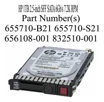 Disco Duro  1tr  Hp Sata 7.2k  656108-001 G8 G9