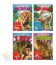 Livro Dinossauro 3d Quebra Cabeça Coleção Com 4 Livros | Todolivro