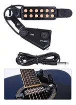 Traderplus 12 Soundhole Guitar Pickup Transductor Eléctrico 