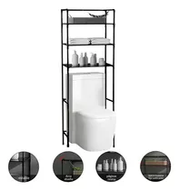 Toallero Mueble Organizador Baño Rack Estante Sanitario