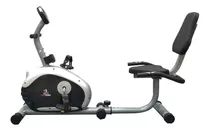 Bicicleta Fija Magnética Recumbent Horiz World Fitness T9000 Color Gris Plata