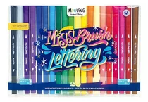 Marcadores Mooving Miss Brush Doble Punta Pincel X20 Colores