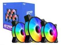 3 Fan Cooler Gamer Aigo Ar12 Pro Infinity Argb + Pwm 74cfm