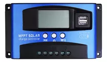Controlador De Carga Solar Dual Usb Display Lcd 100a Mpt