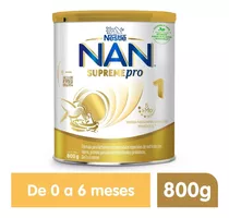 Fórmula Infantil Nan 1 Supreme Pro Lata 800 Gr Sabor Regular