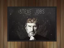 Quadro Decorativo Informática Pc Steve Jobs Apple Decorar