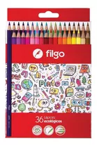 Lapices De Colores Filgo Pinto Caja X 36