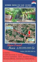 Vendo Casa En El Barrio San Isidro: 3 Habitaciones Y 2 Baños