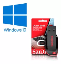 Pen Drive Win10 Kit Formatação Completa C/ Programas