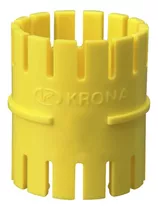 Kit Com 50 Emenda Luva Conduíte 3/4 Amarelo Pvc Krona