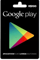 Cartão Google Play Gift Card 100 Reais Br Android Playstore