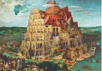 Quebra-cabeça Tower Of Babel Bruegel 1500 Unidades Clementoni Arte