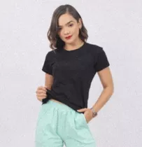 (pack X 2 Unidades) Polo Básico Blusa Cuello Redondo