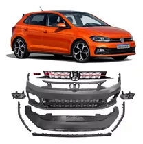 Body Kit Dianteiro Vw Polo P/ Polo Gti Black Vo6