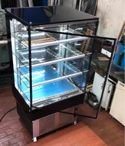 Vitrina Refrigeradora De Lujo Tipo Cubik En Acero Inoxidable