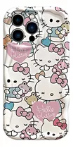 Funda Transparente Sanrio Hello Kitty Mymelody For iPhone 1