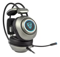 Headset Gamer Motospeed H19 7.1 Usb Leve Premium Pc Ps4 Ps5 Cor Cinza Cor Da Luz Azul