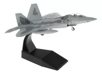 Miniatura Avião F-22 Raptor Eua American Navy Diecast 1:100 