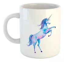 Taza De Ceramica Unicornio Carrusel Caballito Parque