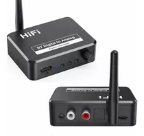 Receptor Bluetooth Con Antena Full Alcance Rca Óptico Aux3.5