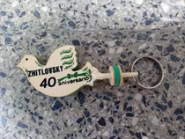 Antiguo Llavero De Zhitlovsky 40 Aniv Judio