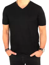 Remera Hombre Algodón 100% Pima Cuello V