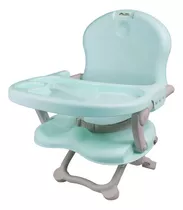 Silla Periquera Plegable Mesa Ajustable 6 A 72 Meses 18 Kg Color Verde Menta