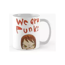 Taza Yoshitomo Nara & Quot; Somos Punks & Quot; Calidad Prem