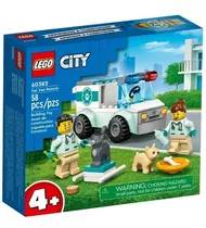 Kit Lego City Rescate De Furgonetas Veterinarias 60382 Cantidad De Piezas 58