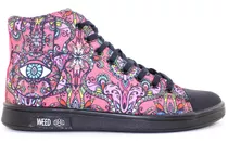 Zapatillas Botitas Lona Weed Shoes Dibujos Liquidacion 0005