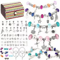 Zocone Diy Charms & Beads Kit De Fabricación De Pulseras 80