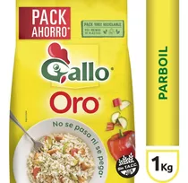 Arroz Parboil Gallo Oro 1kg No Se Pasa Ni Se Pega