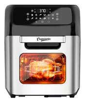 Horno Freidora De Aire 12 Litros Chefxoonic Color Plateado