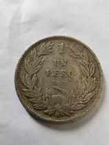 Moneda Chile 1 Peso 1927 Plata 0,5 (x1744