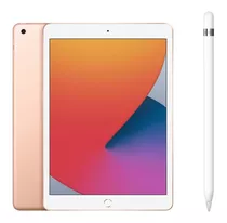 Apple iPad 32gb Tela 10.2' Wifi Dourado + Apple Pencil