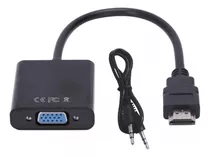 Convertidor Hdmi A Vga Video Monitor Laptop Ps3 Ps4 Xbox Nin