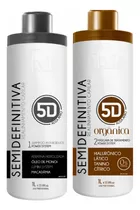 Semi Definitiva Organica 5d Alisa Afro Liso Exclusive 2x1l