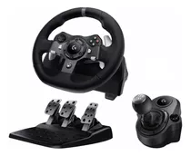 Logitech G920 Timón Para Pc / Xbox X|s One + Palanca Cambios Color Negro